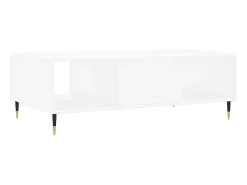 Mesa De Centro| Mesa de centro 104x60x35 cm derivados de madeira PT303871 Branco