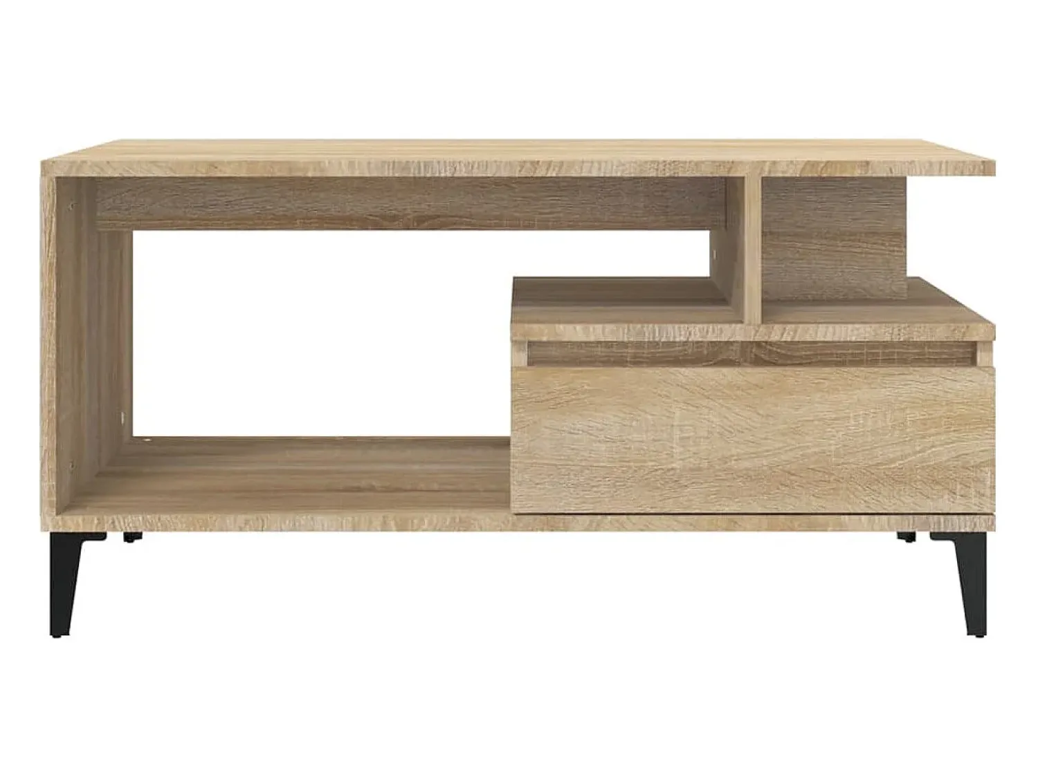Mesa De Centro*vidaxl Mesa de centro 90x49x45 cm derivados de madeira carvalho sonoma Castanho