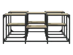 Best vidaxl Mesa de centro 91x91x40 cm derivados de madeira carvalho sonoma Natural claro