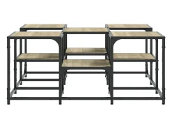 Best vidaxl Mesa de centro 91x91x40 cm derivados de madeira carvalho sonoma Natural claro