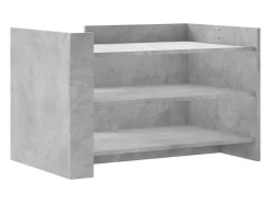 Mesa De Centro*vidaxl Mesa de centro 80x50x50 cm derivados de madeira cinza cimento Cinzento