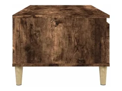 Mesa De Centro|vidaxl Mesa de centro 90x50x36,5 cm derivados madeira carvalho fumado Natural claro