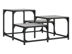 Mesa De Centro|vidaxl Mesa de centro 68x68x40 cm derivados de madeira sonoma Cinzento
