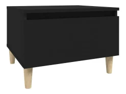 Mesa De Centro| Mesa de centro 50x46x35 cm derivados de madeira PT559269 Preto