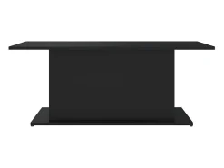 Mesa De Centro*vidaxl Mesa de centro 102x55,5x40 cm derivados de madeira Preto