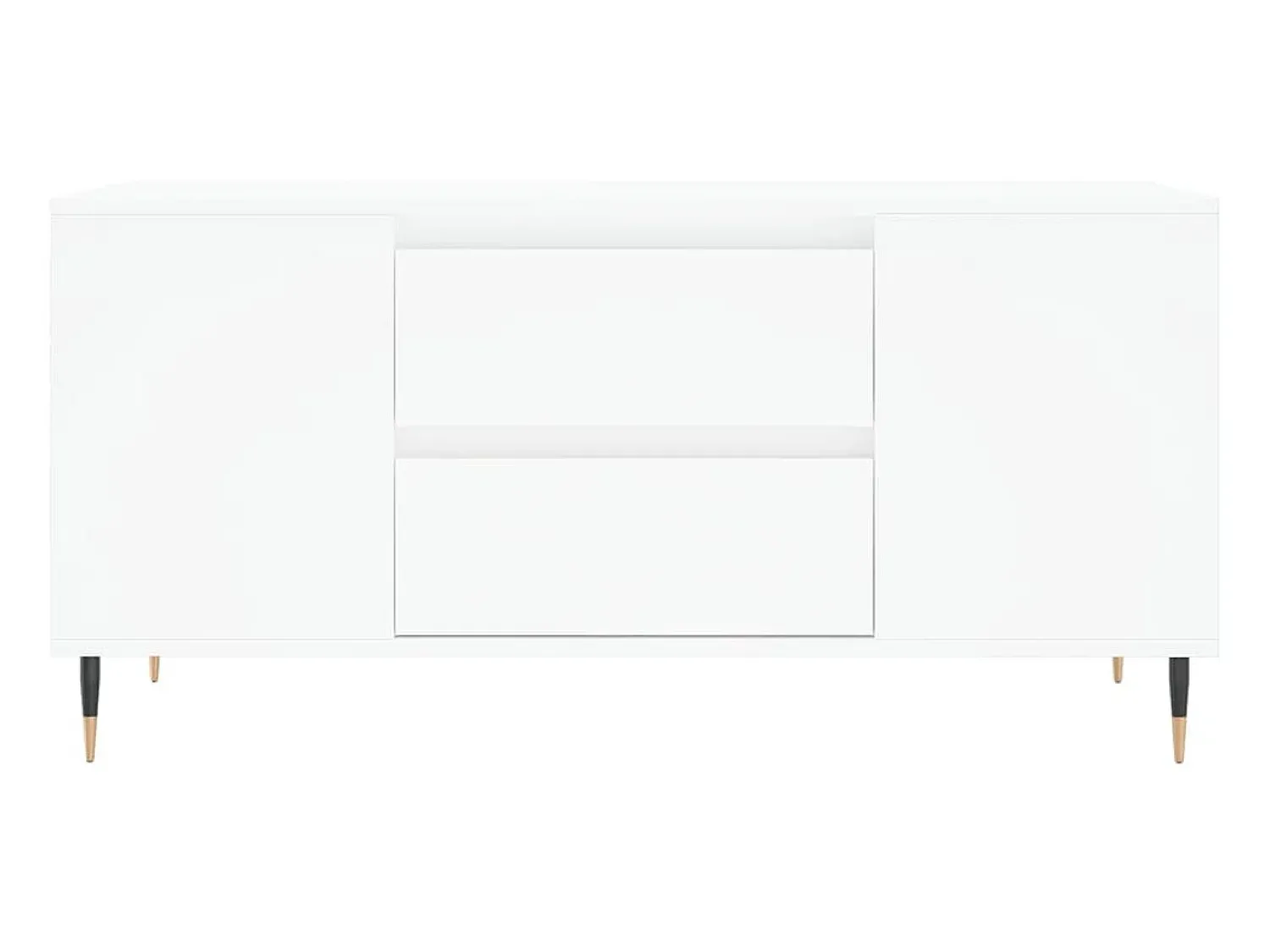 Mesa De Apoio| Mesa de centro 102x44,5x50 cm derivados de madeira PT820574 Branco