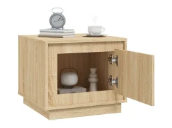 Mesa De Centro| Mesa de centro 51x50x44 cm derivados madeira carvalho sonoma PT191800 Castanho