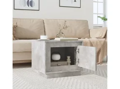 Mesa de centro 51x50x44 cm derivados de madeira cinza cimento PT335648^ Mesa De Centro