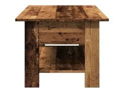 Outlet vidaxl Mesa de centro 102x55x42 cm derivados de madeira madeira velha Natural claro