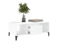 Sale vidaxl Mesa de centro 90x50x36,5 cm derivados de madeira Branco