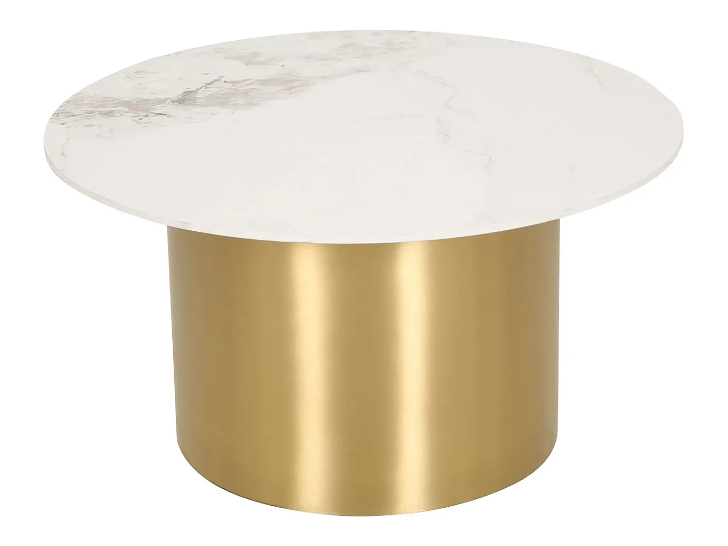Mesa de Centro 80x43x80 cm dourada modig m53^ Mesa De Centro
