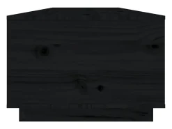 Mesa De Centro|vidaxl Mesa de centro 100x50x35 cm madeira de pinho maciça Preto