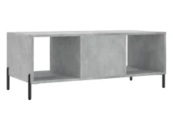 Mesa De Centro|vidaxl Mesa de centro 102x50x40 cm madeira processada cinza cimento Cinzento
