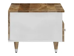 vidaxl Mesa de centro 80x54x40 cm madeira de mangueira maciça^ Mesa De Centro
