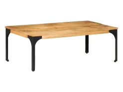 vidaxl Mesa de centro 100x55x35 cm madeira de mangueira maciça^ Mesa De Centro