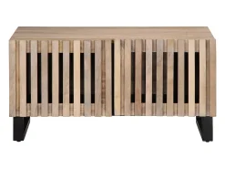 Mesa de centro 80x51x40 cm madeira de mangueira maciça PT508148^ Mesa De Centro