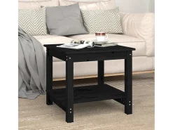 Mesa de centro 50x50x45 cm madeira de pinho maciça PT911178^ Mesa De Centro