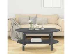 Sale Mesa de centro 110x55x45 cm madeira de pinho maciça PT644338 Cinzento