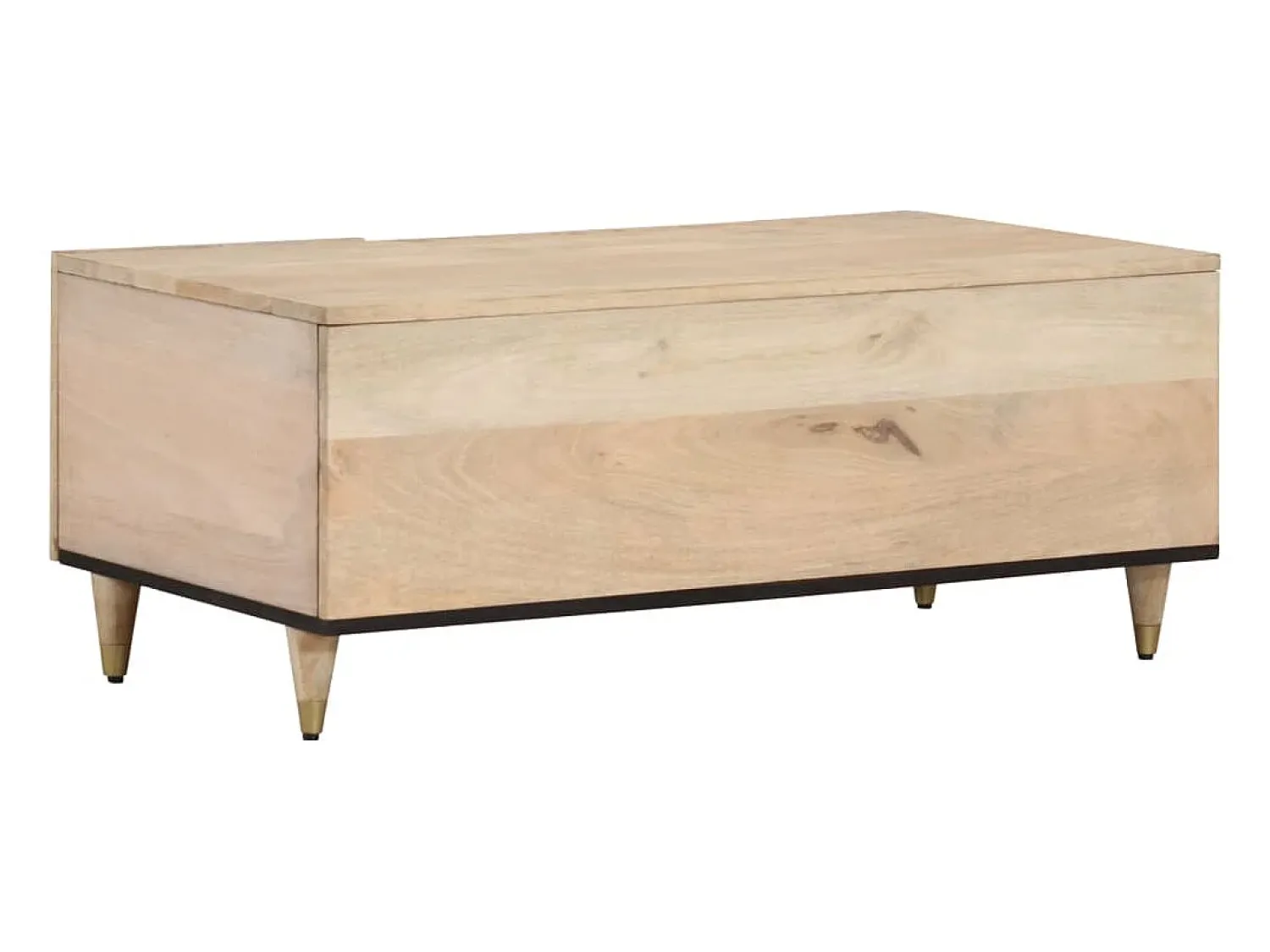 Discount Mesa de centro 100x54x40 cm madeira de mangueira maciça PT153379 Castanho