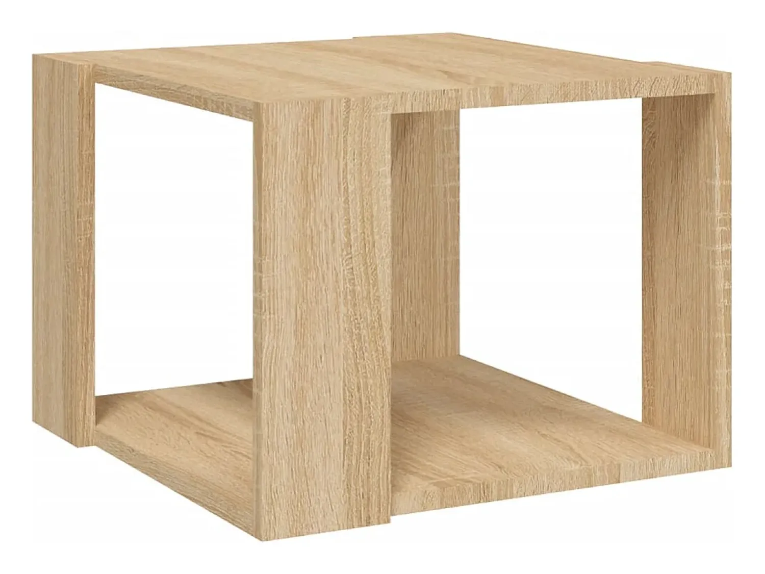 Mesa De Centro*vidaxl Mesa de centro 40x40x30 cm madeira processada carvalho sonoma Natural claro