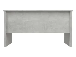 Discount vidaxl Mesa de centro 80x50x42,5 cm madeira processada cinza cimento Cinzento