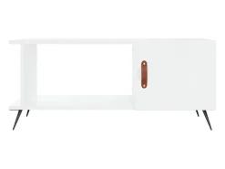 vidaxl Mesa de centro 90x50x40 cm madeira processada brilhante^ Mesa De Centro