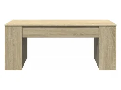 Mesa De Centro* Mesa de centro 102x55x42 cm madeira processada carvalho sonoma PT283772 Castanho