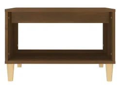Discount vidaxl Mesa de centro 60x50x40 cm madeira processada carvalho castanho Natural claro