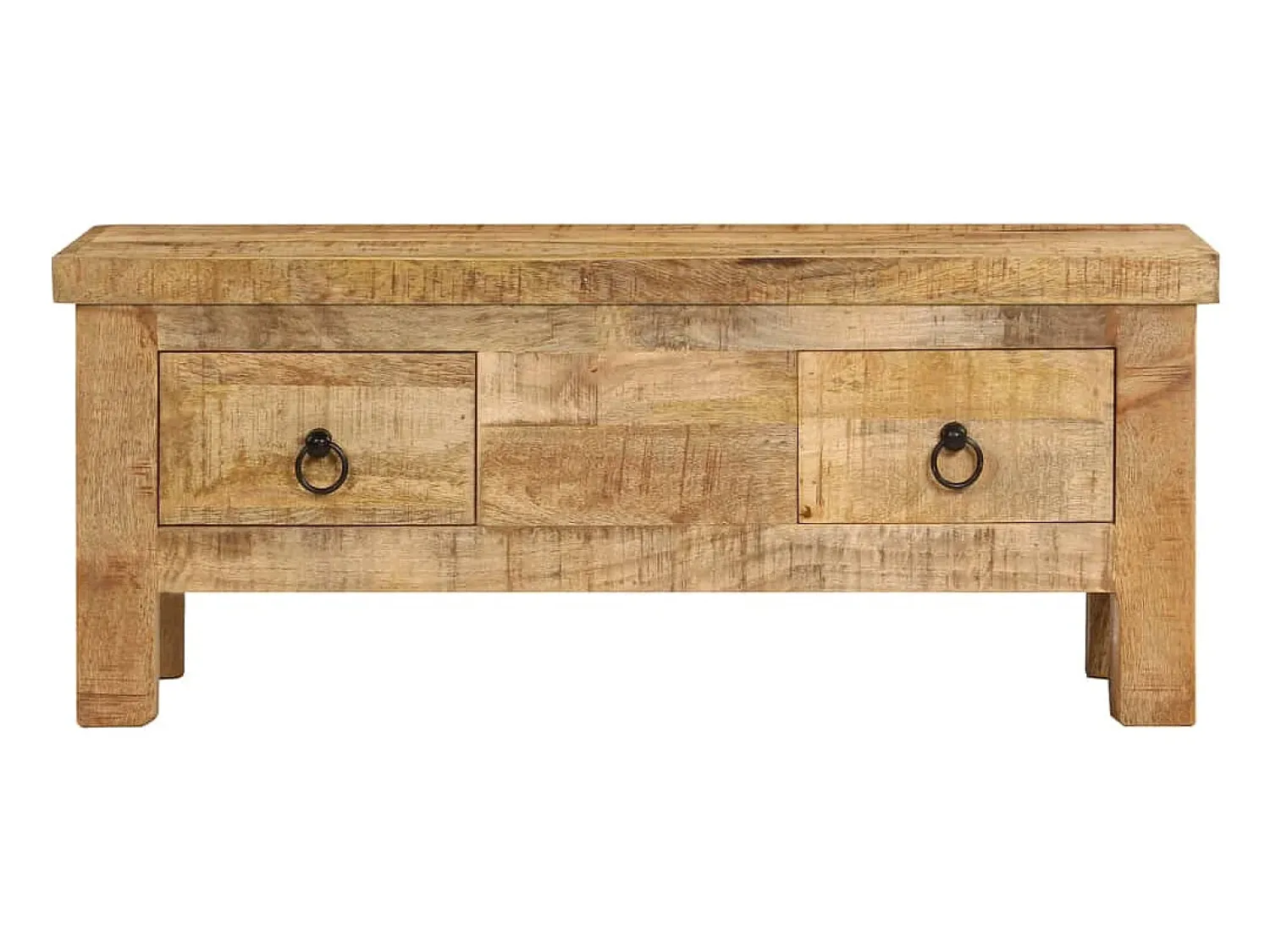 Hot Mesa de centro 90x45x35 cm madeira de mangueira maciça PT524085 Castanho