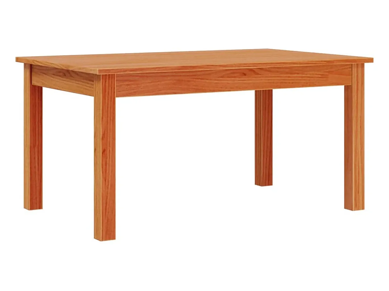 Mesa De Centro* Mesa de centro 80x50x40 cm madeira pinho maciça cera PT890627 Castanho