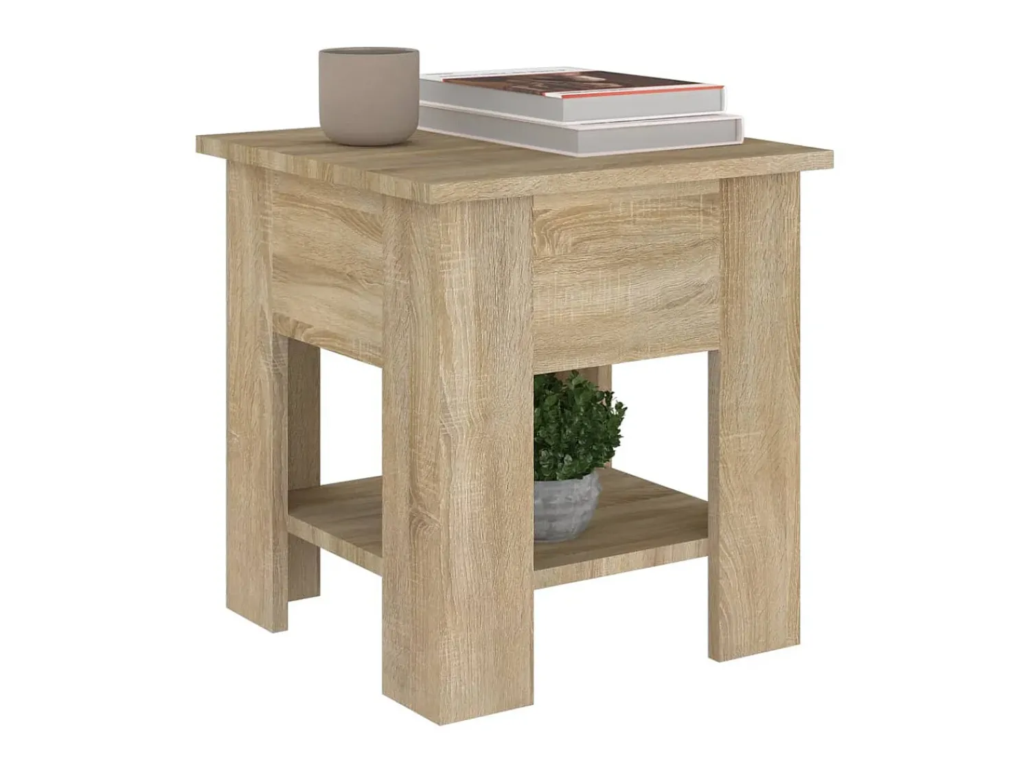 Sale Mesa de centro 40x40x42 cm madeira processada carvalho sonoma PT381811 Castanho