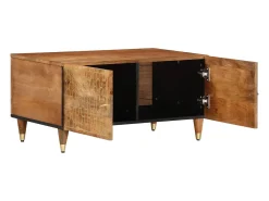 Online Mesa de centro 80x50x40 cm madeira de mangueira maciça PT325007 Castanho