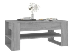 Mesa De Centro*vidaxl Mesa de centro 102x55x45 cm madeira processada sonoma cinza Cinzento
