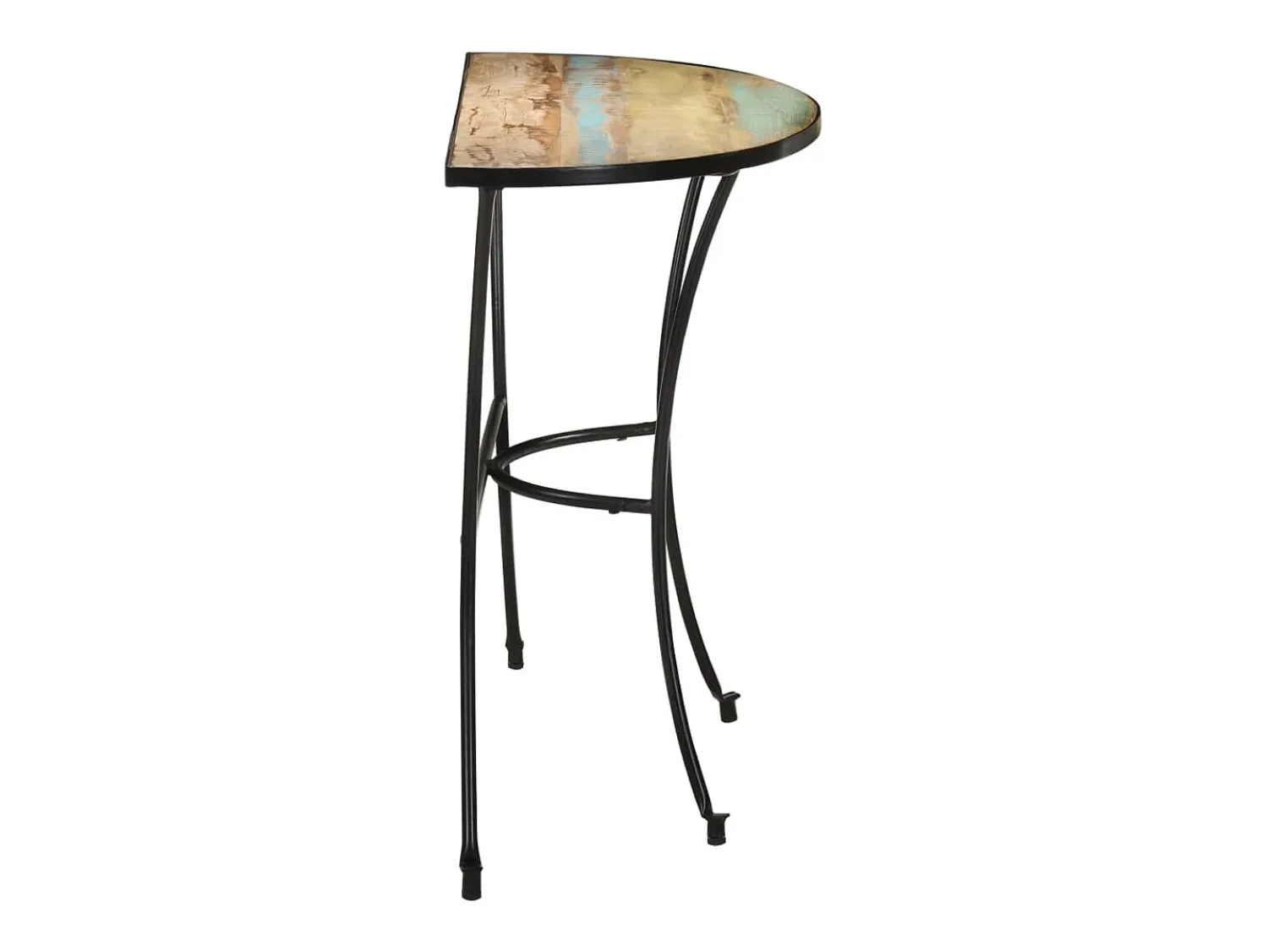 Clearance Mesa de centro 110x40x77 cm madeira recuperada maciça PT811702 Castanho