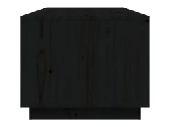 Mesa De Centro*vidaxl Mesa de centro 100x50x41 cm madeira de pinho maciça Preto