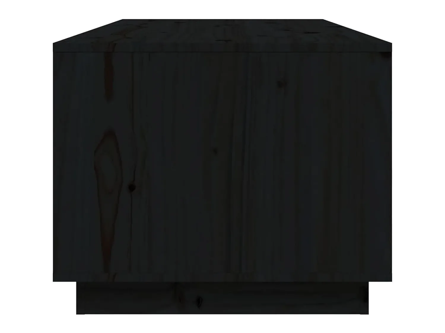 Mesa De Centro*vidaxl Mesa de centro 100x50x41 cm madeira de pinho maciça Preto