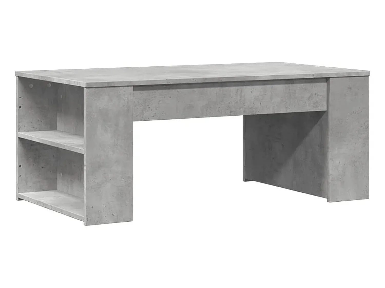Mesa De Centro*vidaxl Mesa de centro 102x55x42 cm madeira processada cinza cimento Cinzento