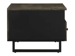 Mesa De Centro|vidaxl Mesa de centro 80x54x40 cm madeira de mangueira maciça Preto