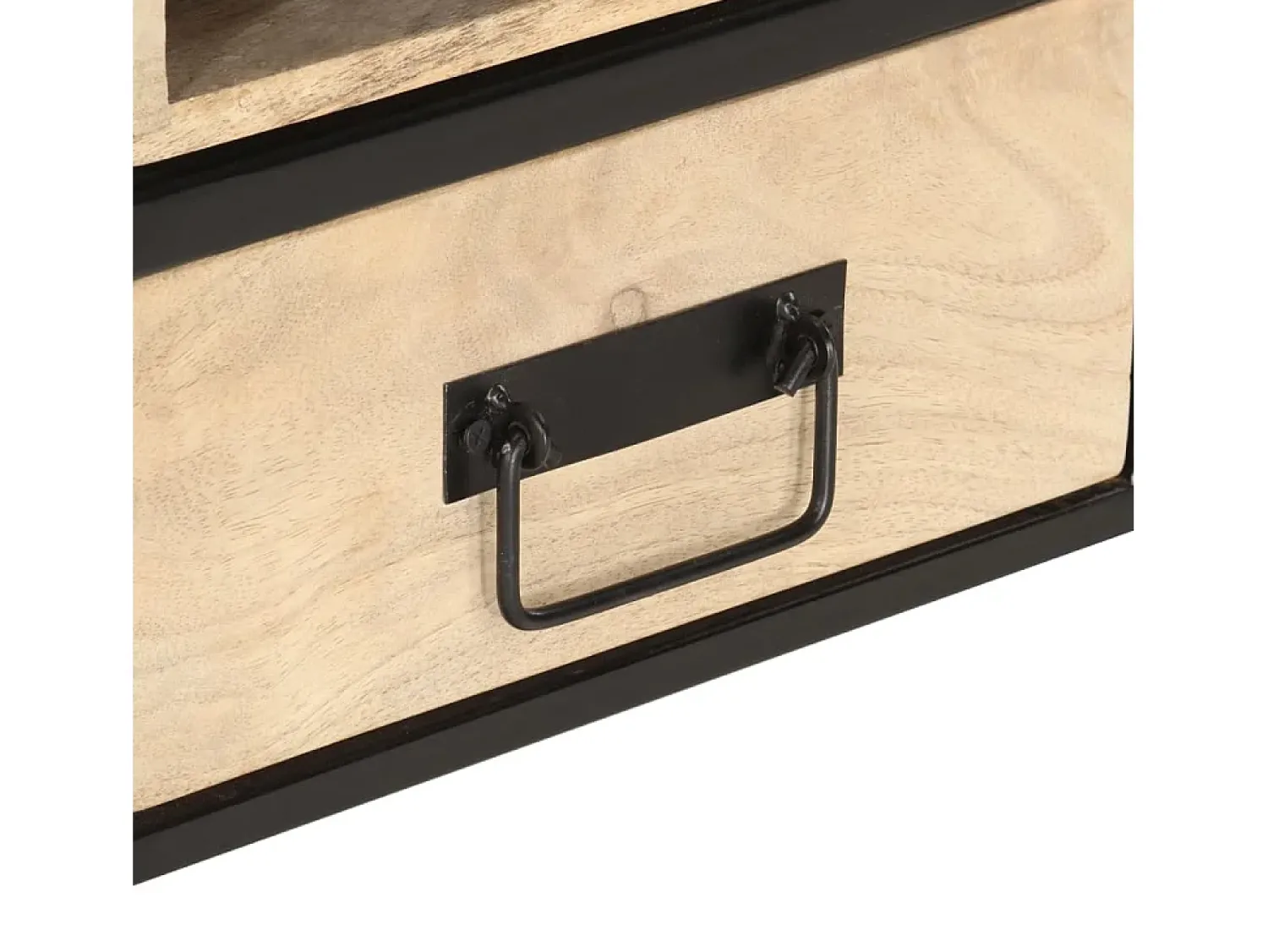 Mesa De Centro| Mesa de centro 100x50x40 cm madeira de mangueira maciça PT427557 Preto