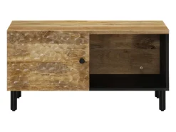 Mesa de centro 80x50x40 cm madeira de mangueira maciça PT257982^ Mesa De Centro