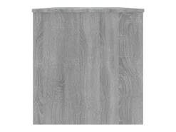 vidaxl Mesa de centro 102x50x52,5 cm madeira processada sonoma cinza^ Mesa De Centro