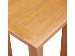 Discount Mesa de centro 27x24x55 cm madeira de carvalho maciça PT988521 Castanho