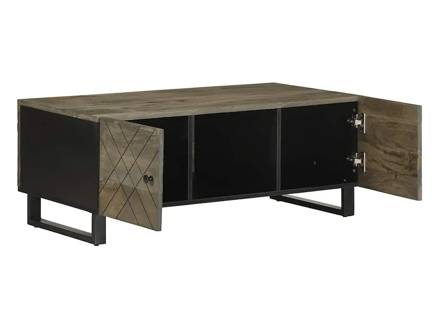 vidaxl Mesa de centro 100x54x40 cm madeira de mangueira maciça^ Mesa De Centro