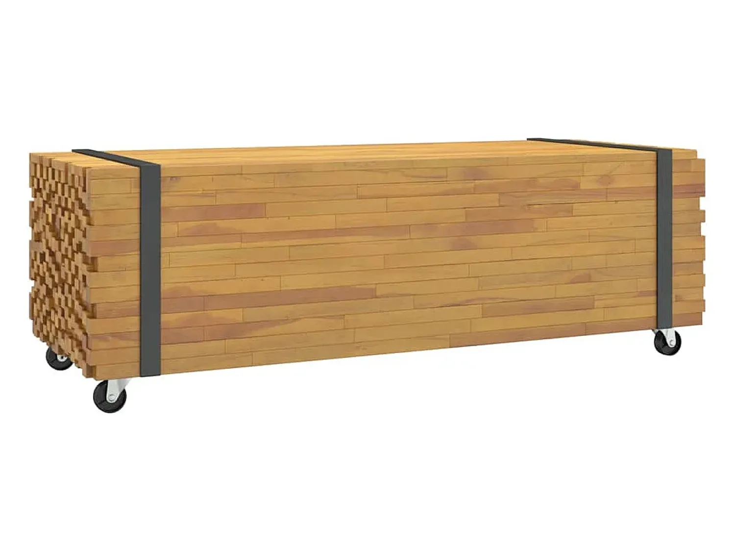 vidaxl Mesa de centro 110x45x35 cm madeira maciça teca^ Mesa De Centro