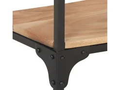 Mesa De Centro|vidaxl Mesa de centro 90x30x40 cm madeira de acácia maciça Natural claro