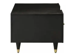 Discount vidaxl Mesa de centro 100x54x40 cm madeira de mangueira maciça Preto