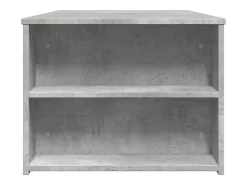 Mesa De Centro* Mesa de centro 102x55x42 cm madeira processada cinza cimento PT366432 Cinzento