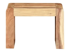 Mesa de centro 43x40x30 cm madeira de acácia maciça PT649231^ Mesa De Centro
