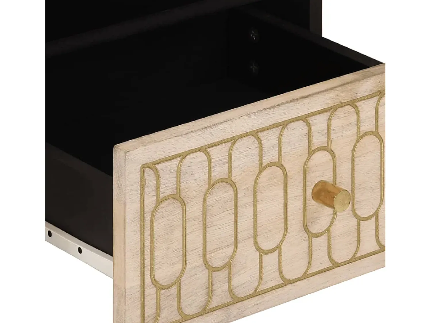 Mesa De Centro|vidaxl Mesa de centro 80x54x40 cm madeira de mangueira maciça Natural claro