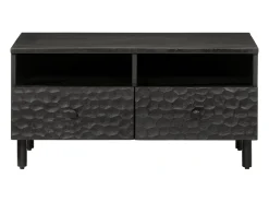 Mesa de centro 80x54x40 cm madeira de mangueira maciça PT820988^ Mesa De Centro